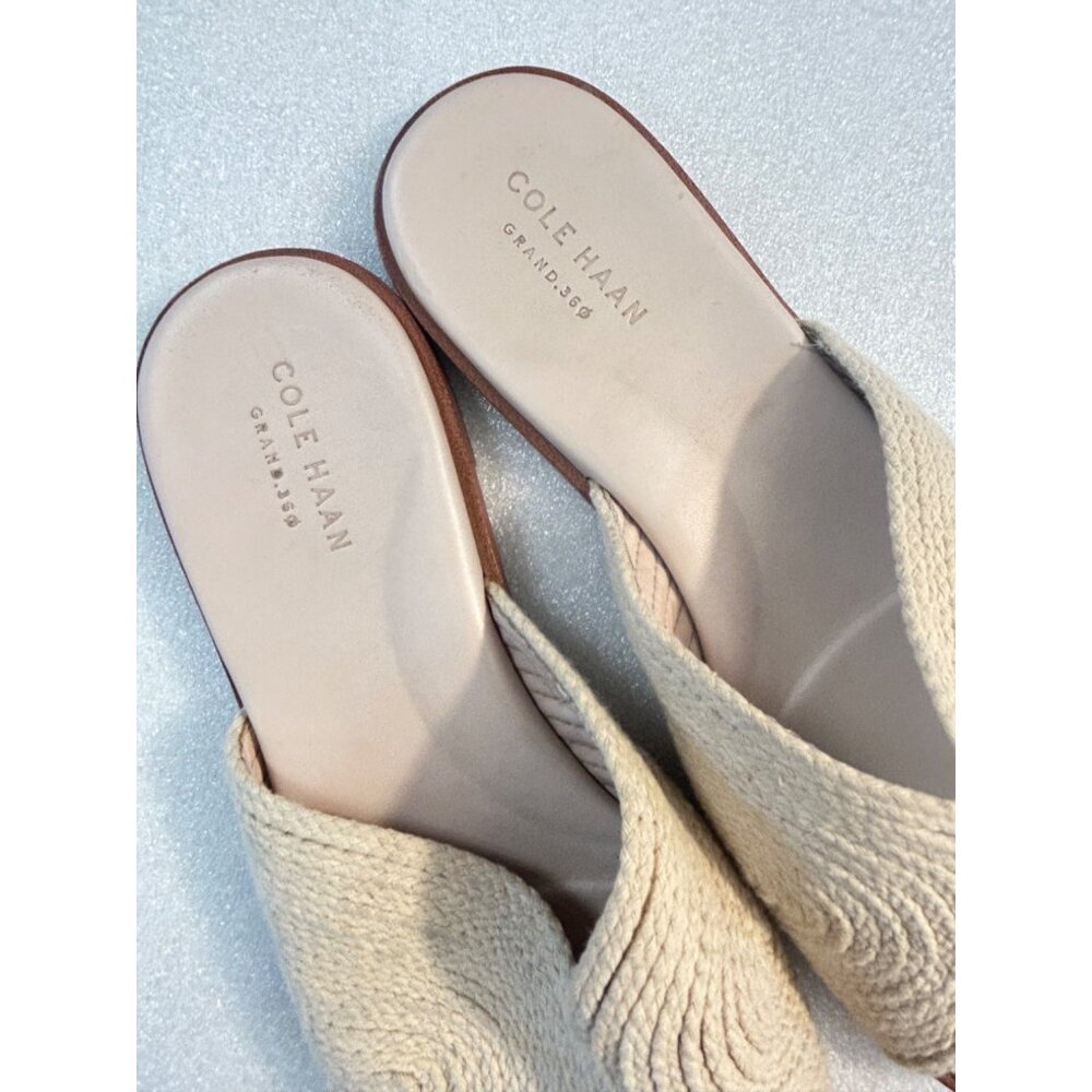 Cole Haan Ansley Slide Sandals in Jute Size 7 B - Picture 5 of 7